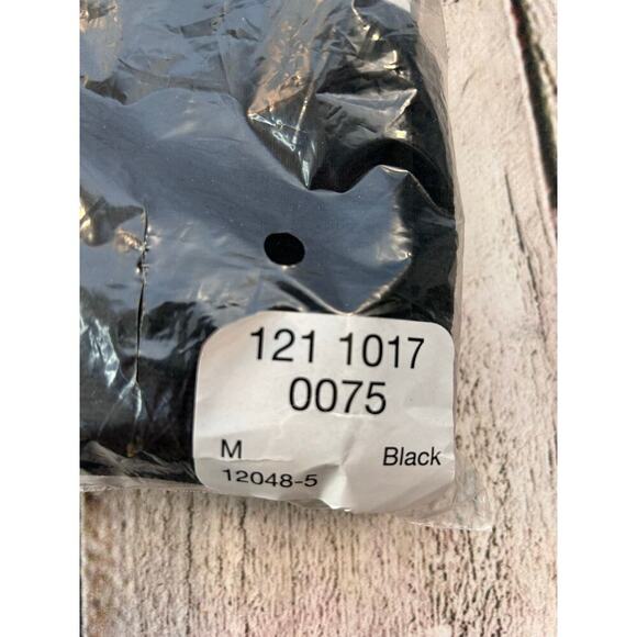 MIXIT Women’s Black Fleece-Lined Footless Tights / Size: Medium - Picture 3 of 6